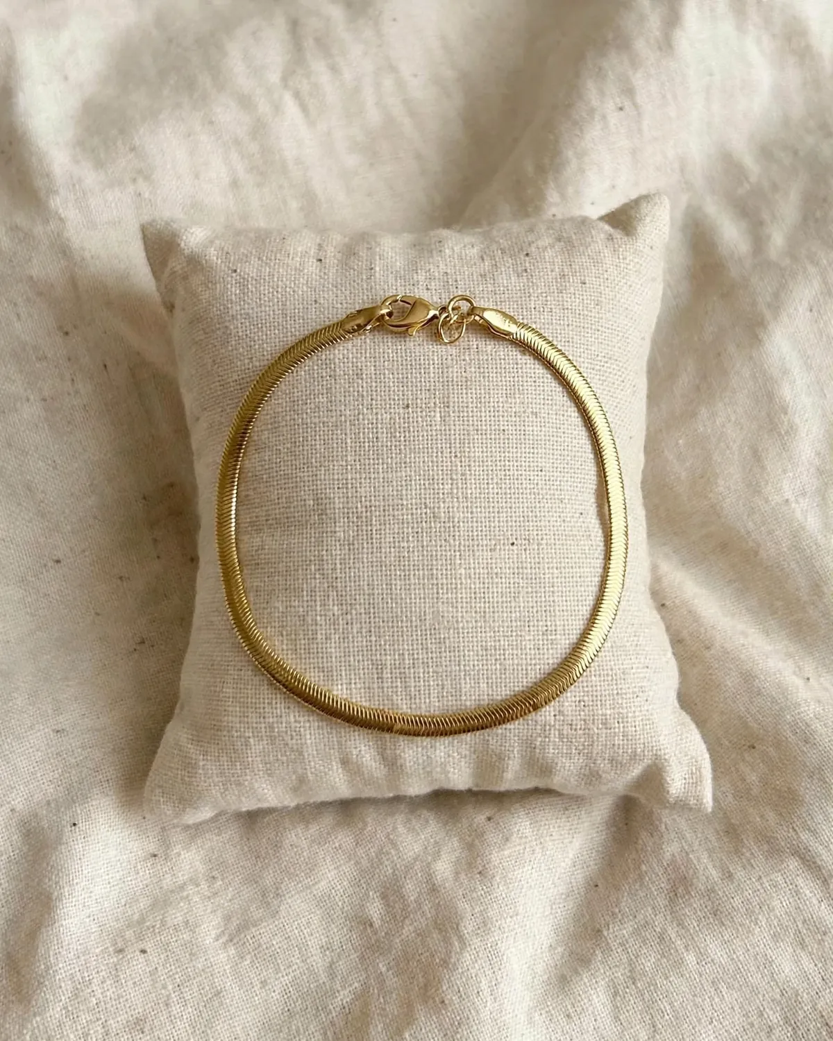 Pulseira Herringbone — GLANZ Semi Joias